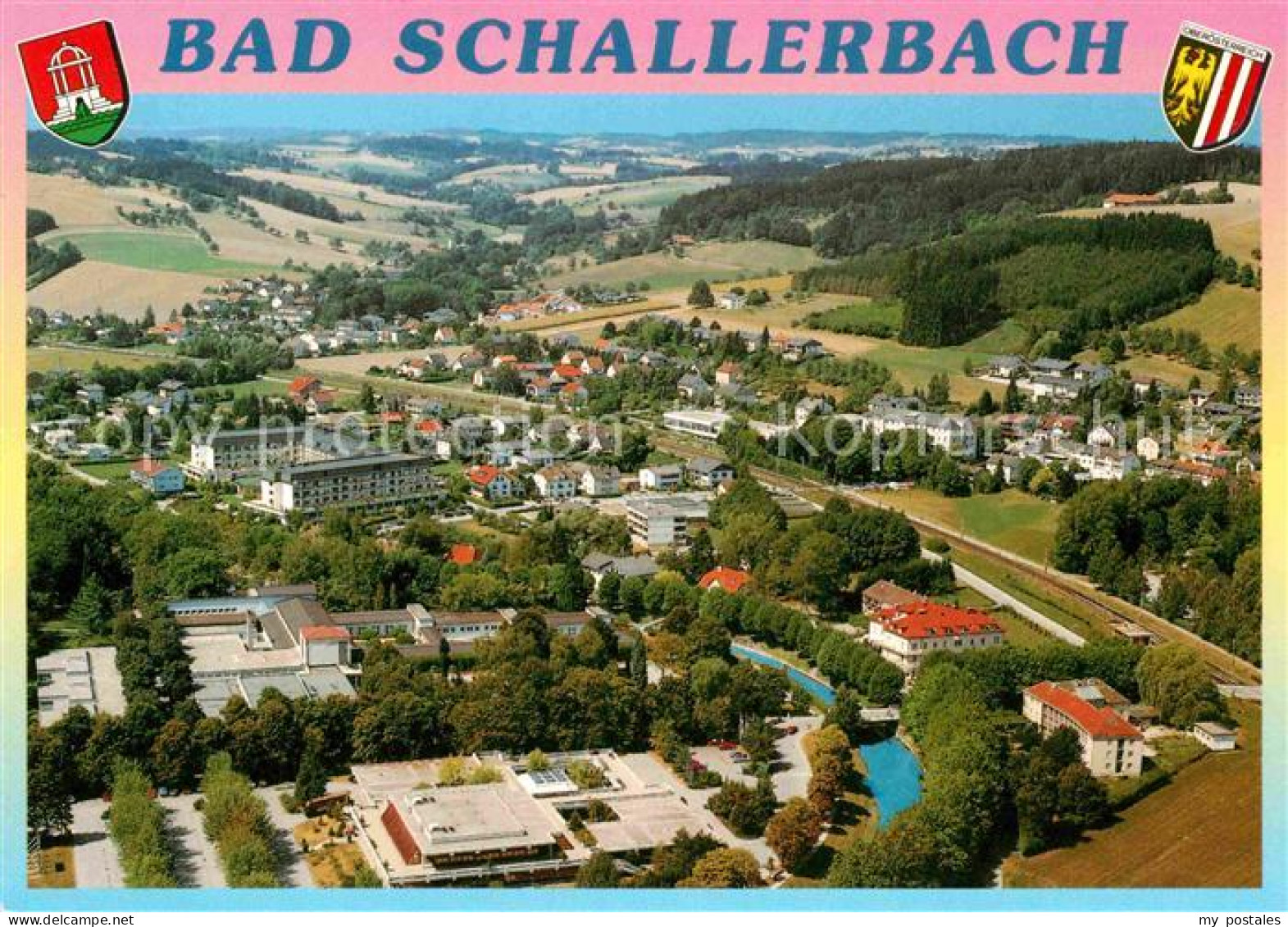 72812272 Bad Schallerbach Fliegeraufnahme Bad Schallerbach