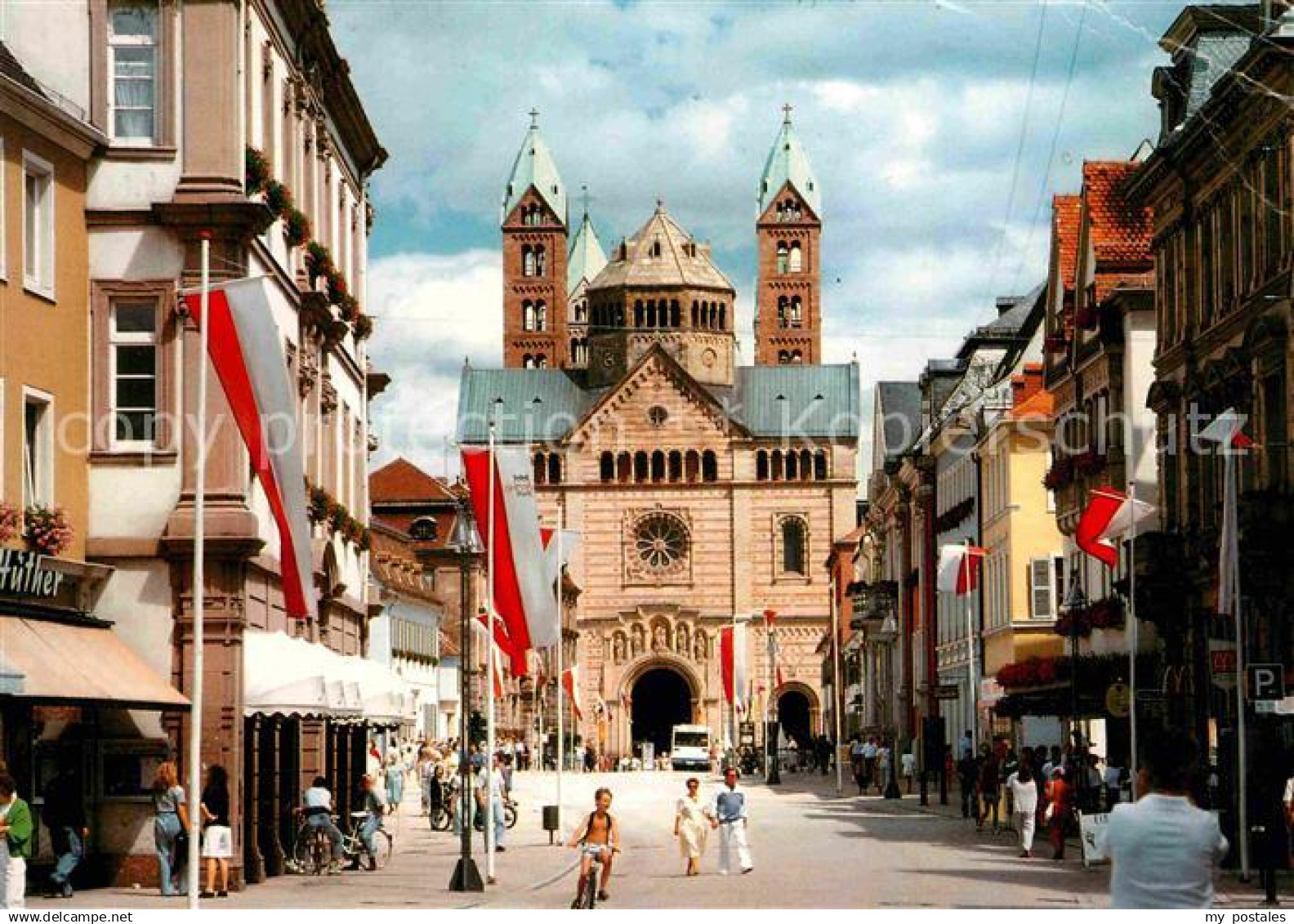 72814485 Speyer Rhein Kaiserdom Westseite Speyer