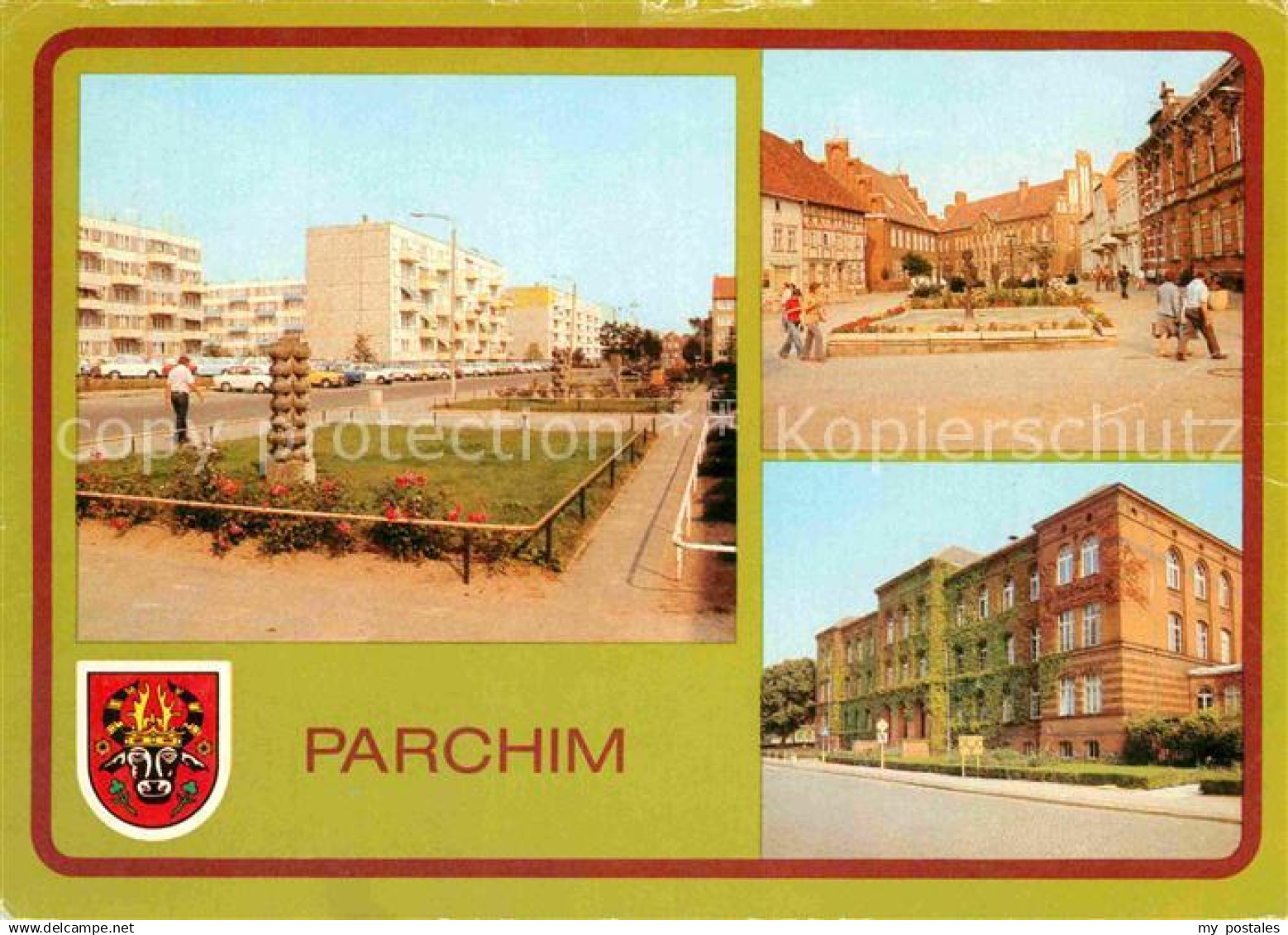 72825186 Parchim Weststadt Wilhelm Pieck Platz Goethe Oberschule Parchim