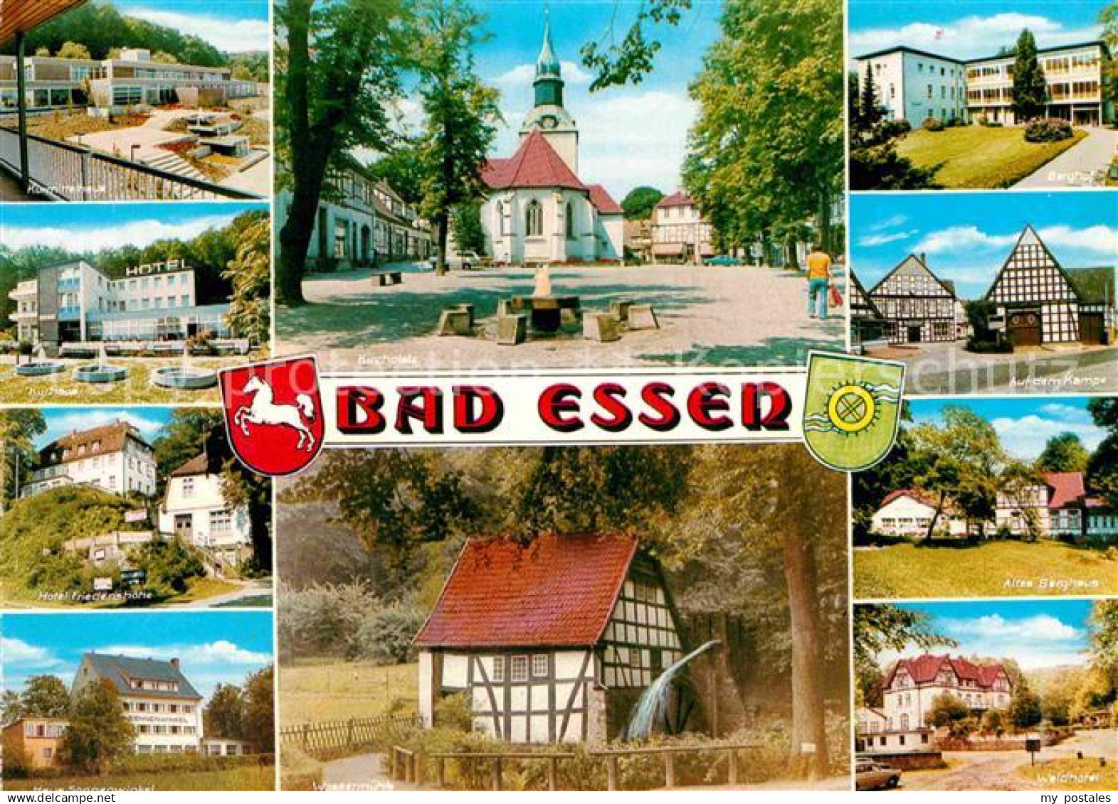 72846646 Essen Bad Berghaus Muehle Kirche Fachwerk Essen Bad