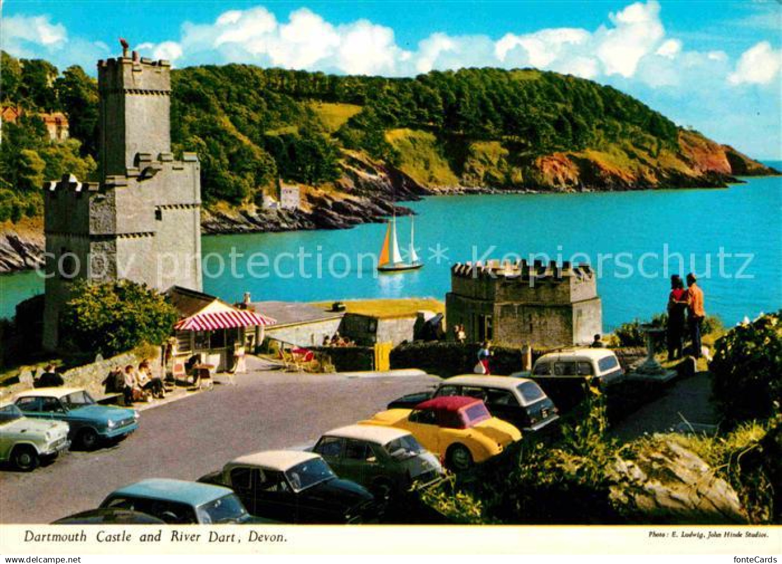 72852870 Dartmouth Devon Castle and River Dart Dartmouth Devon