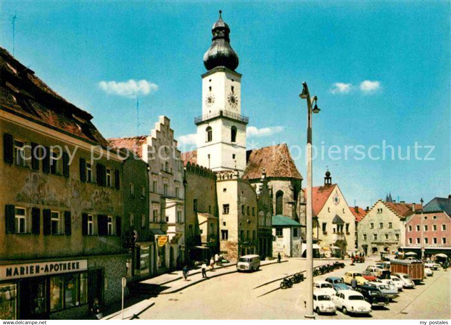 72854801 Cham Oberpfalz Marktplatz Marien-Apotheke Cham