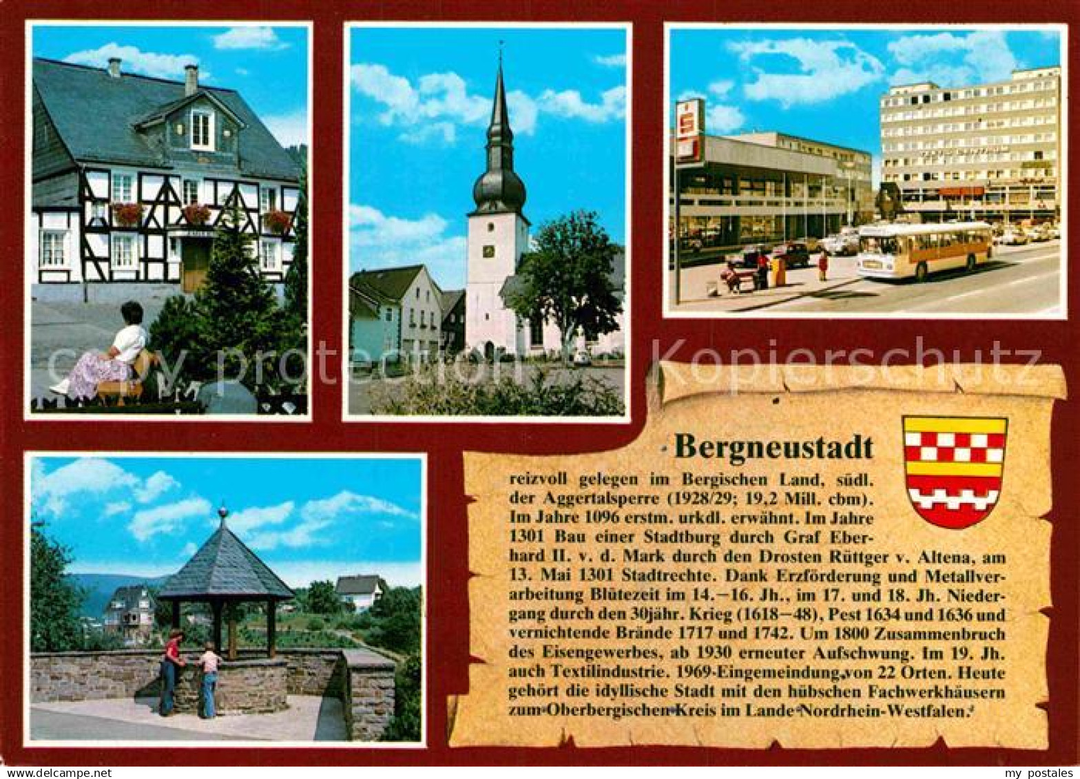 72855565 Bergneustadt Fachwerk Kirche  Bergneustadt