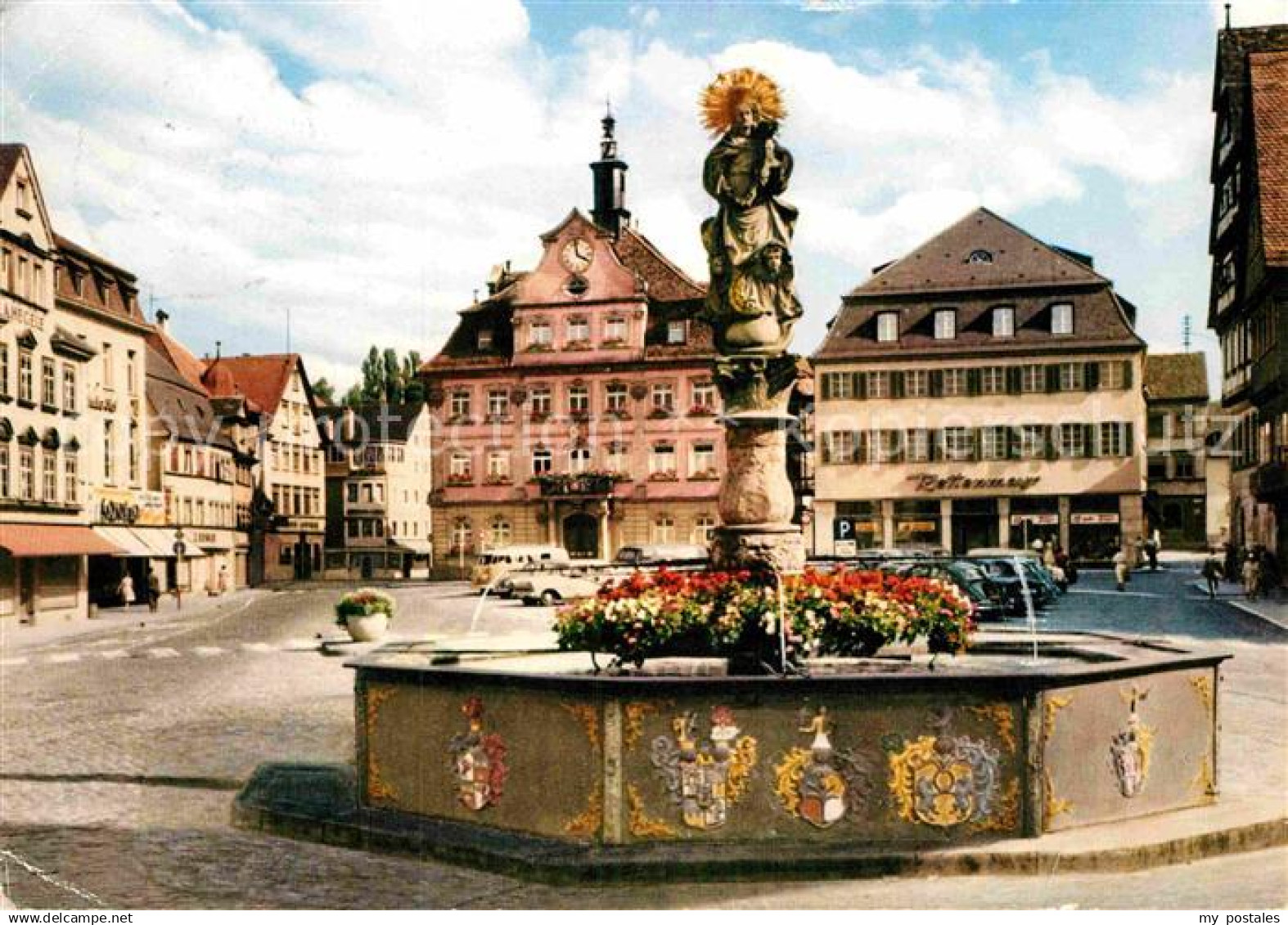 72858953 Schwaebisch Gmuend Marktplatz Brunnen Schwaebisch Gmuend