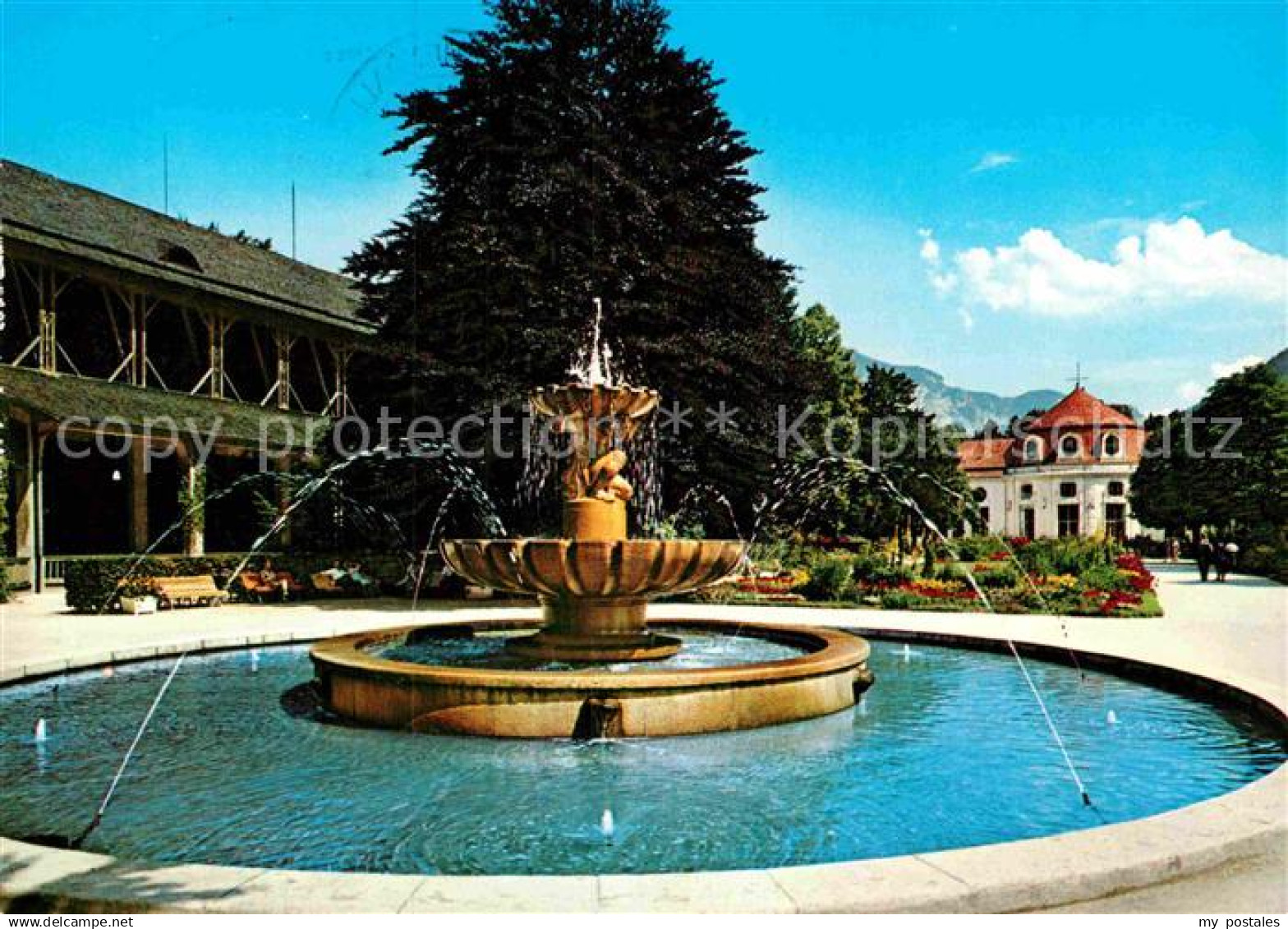 72885759 Bad Reichenhall Kurpark Springbrunnen Bad Reichenhall