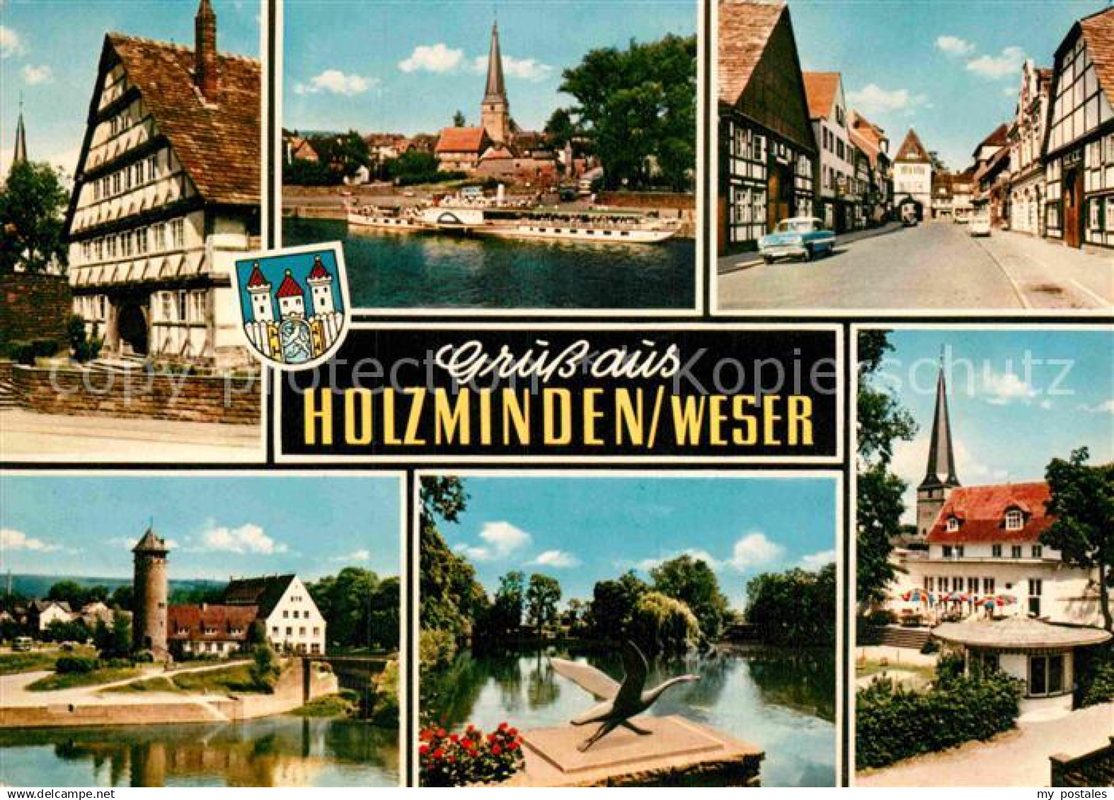 72886291 Holzminden Weser Ortansichten Holzminden