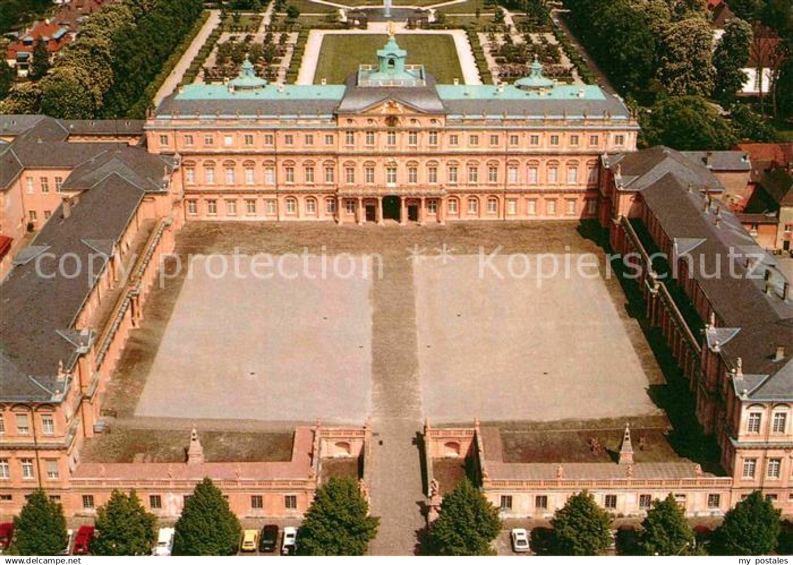 72892019 Rastatt Fliegeraufnahme Schloss Rastatt