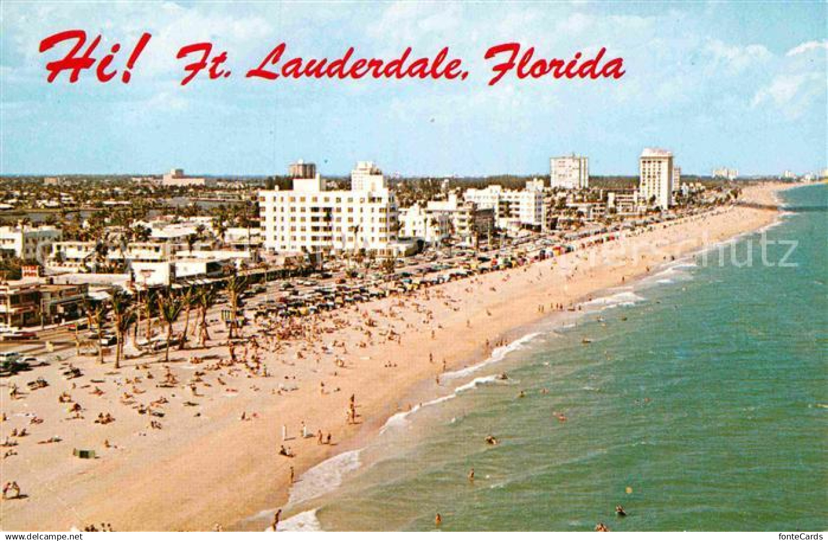 72897180 Fort Lauderdale Fliegeraufnahme Strand