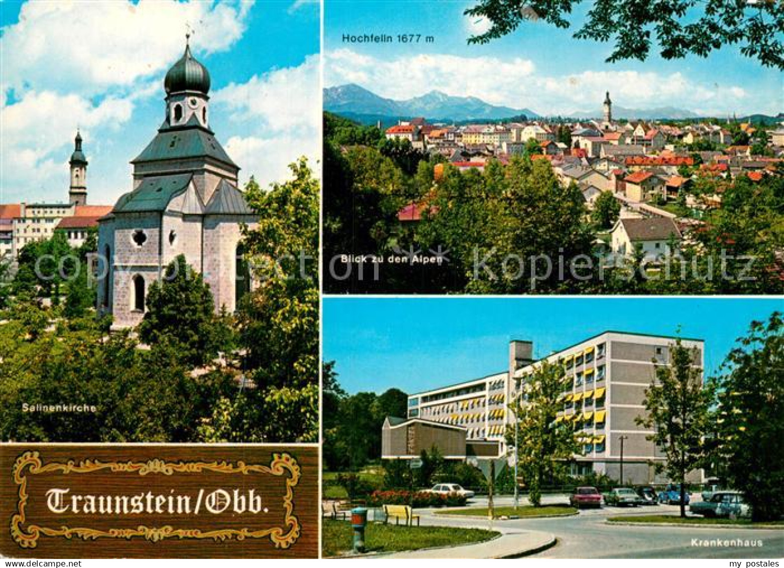 72929467 Traunstein Oberbayern Selingenkirche Hochfelln Krankenhaus Traunstein