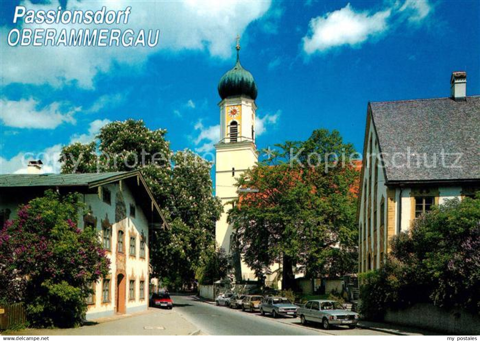 72932211 Oberammergau Passionsdorf Pfarrkirche  Oberammergau