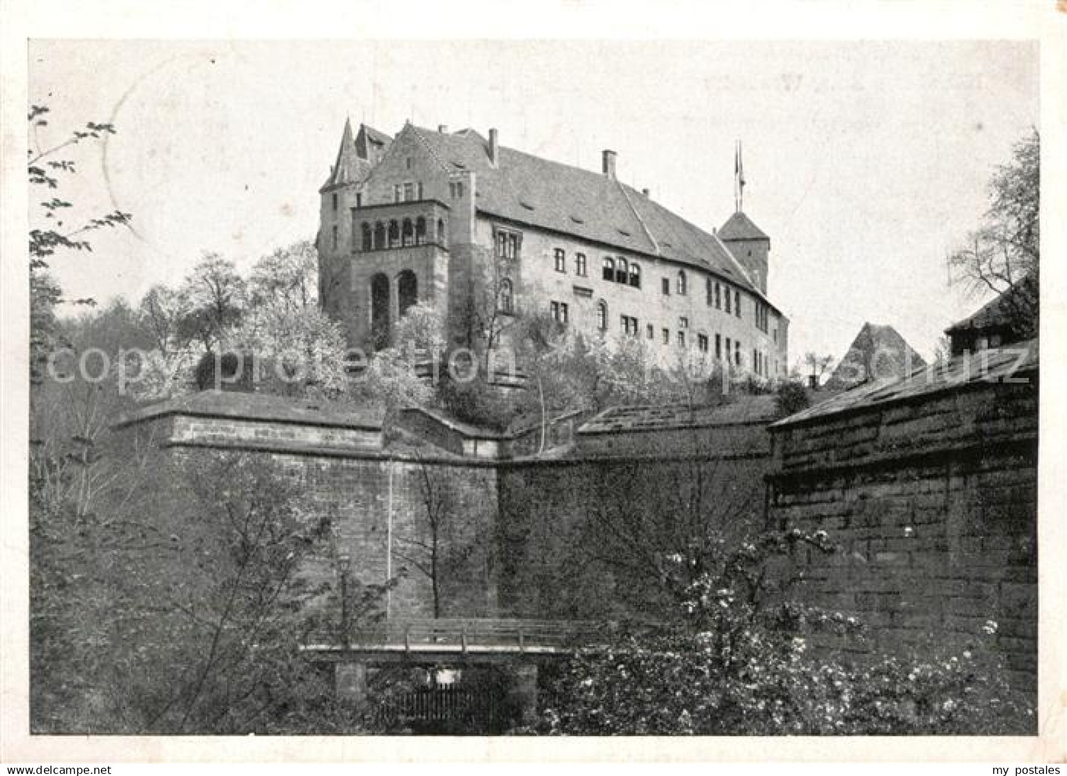 72937388 Nuernberg Burg Westseite Nuernberg