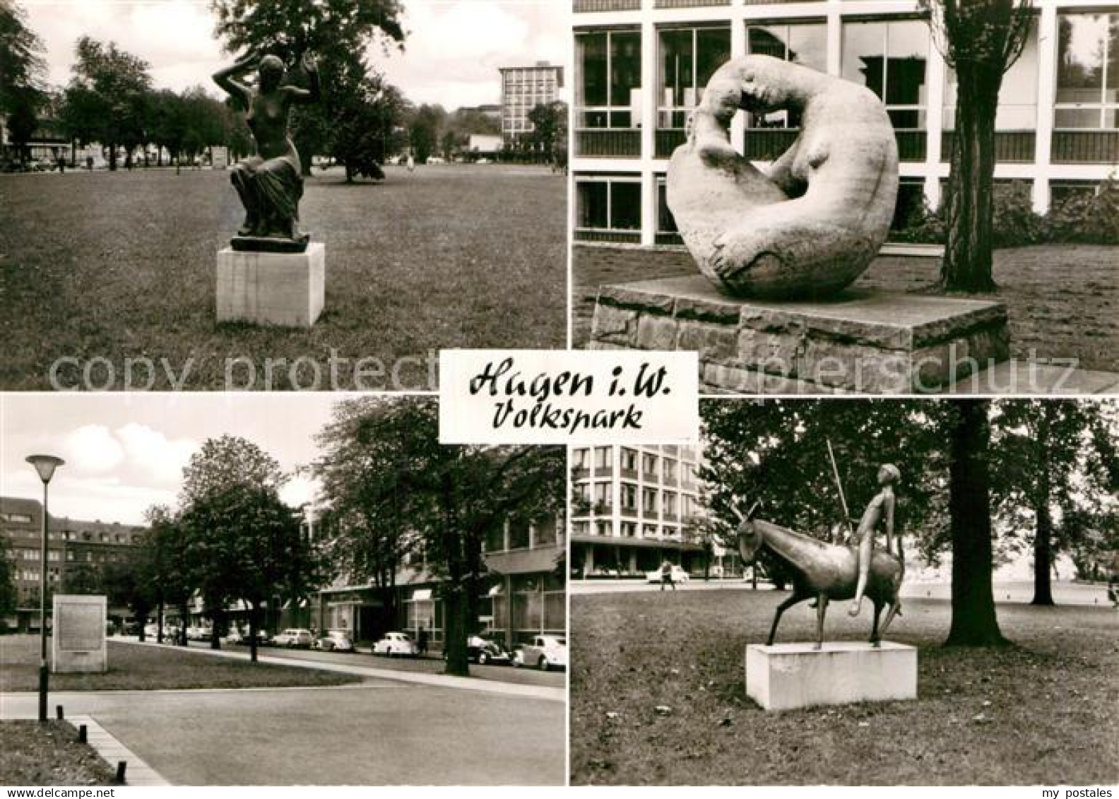 72944957 Hagen Westfalen Volkspark Plastiken Hagen