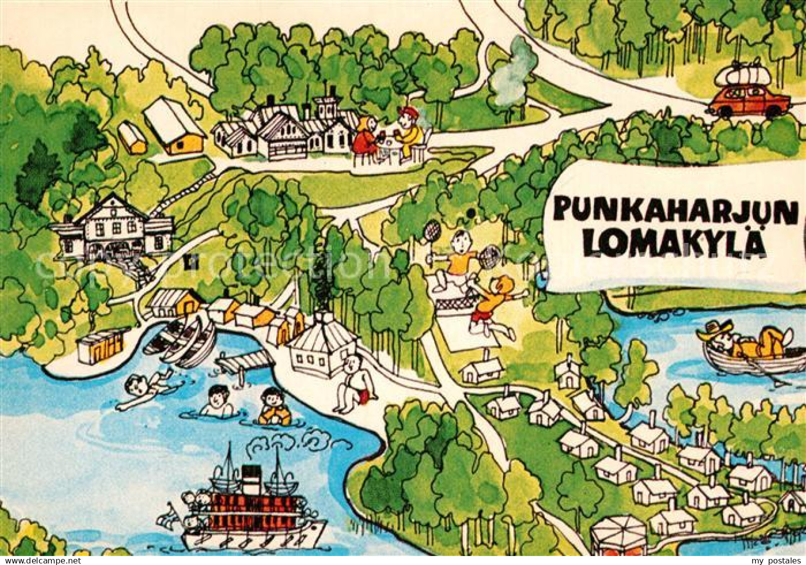 72948228 Finnland Suomi Lomaliitto Karikaturen