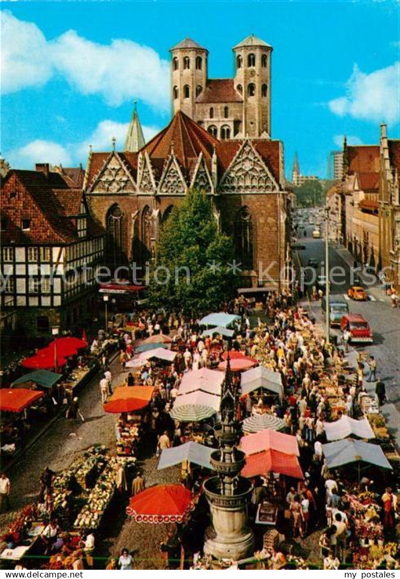 72958357 Braunschweig Altstadtmarkt Kirche Braunschweig