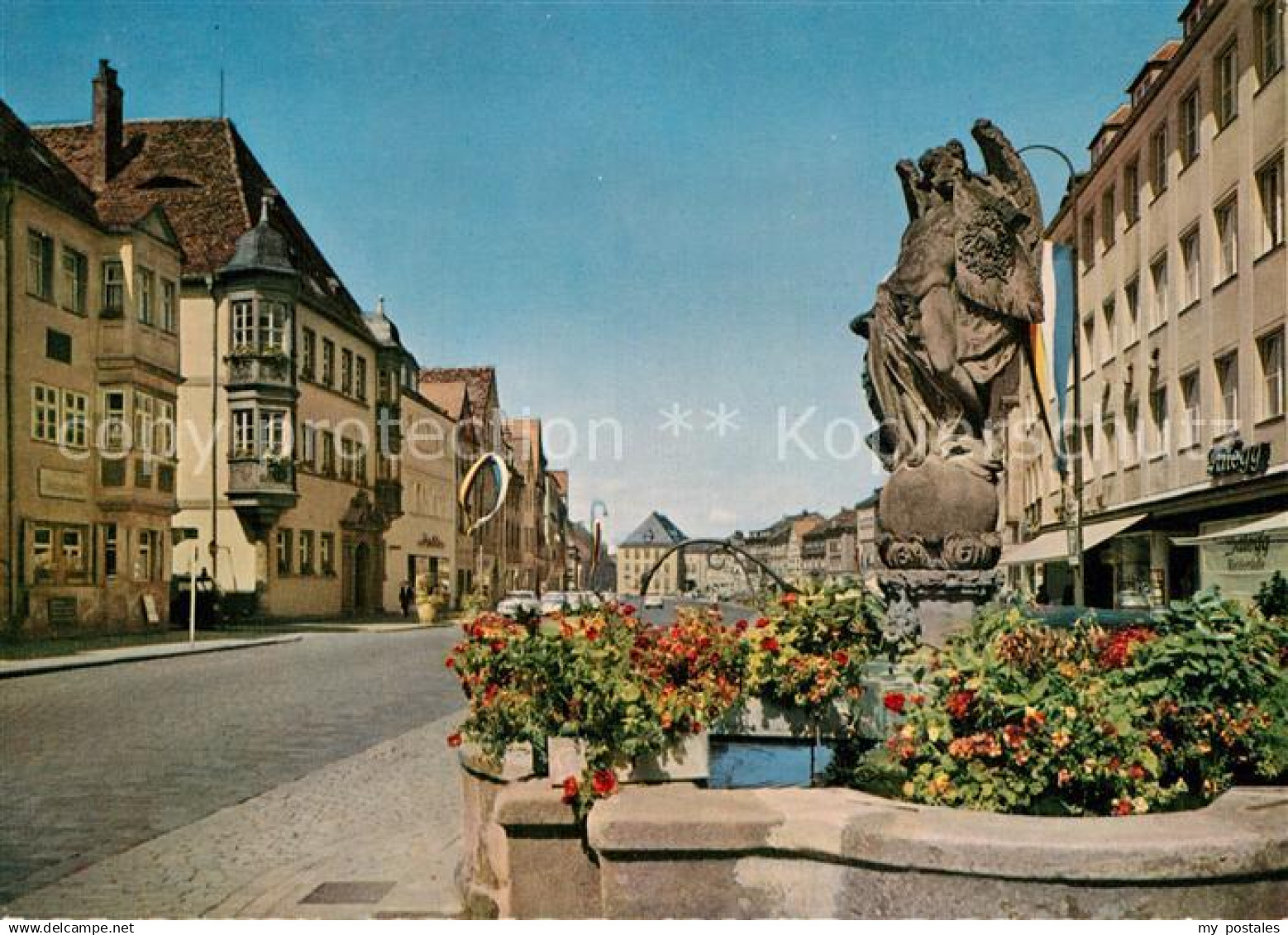 72958817 Bayreuth Marktplatz mit Rathaus Bayreuth