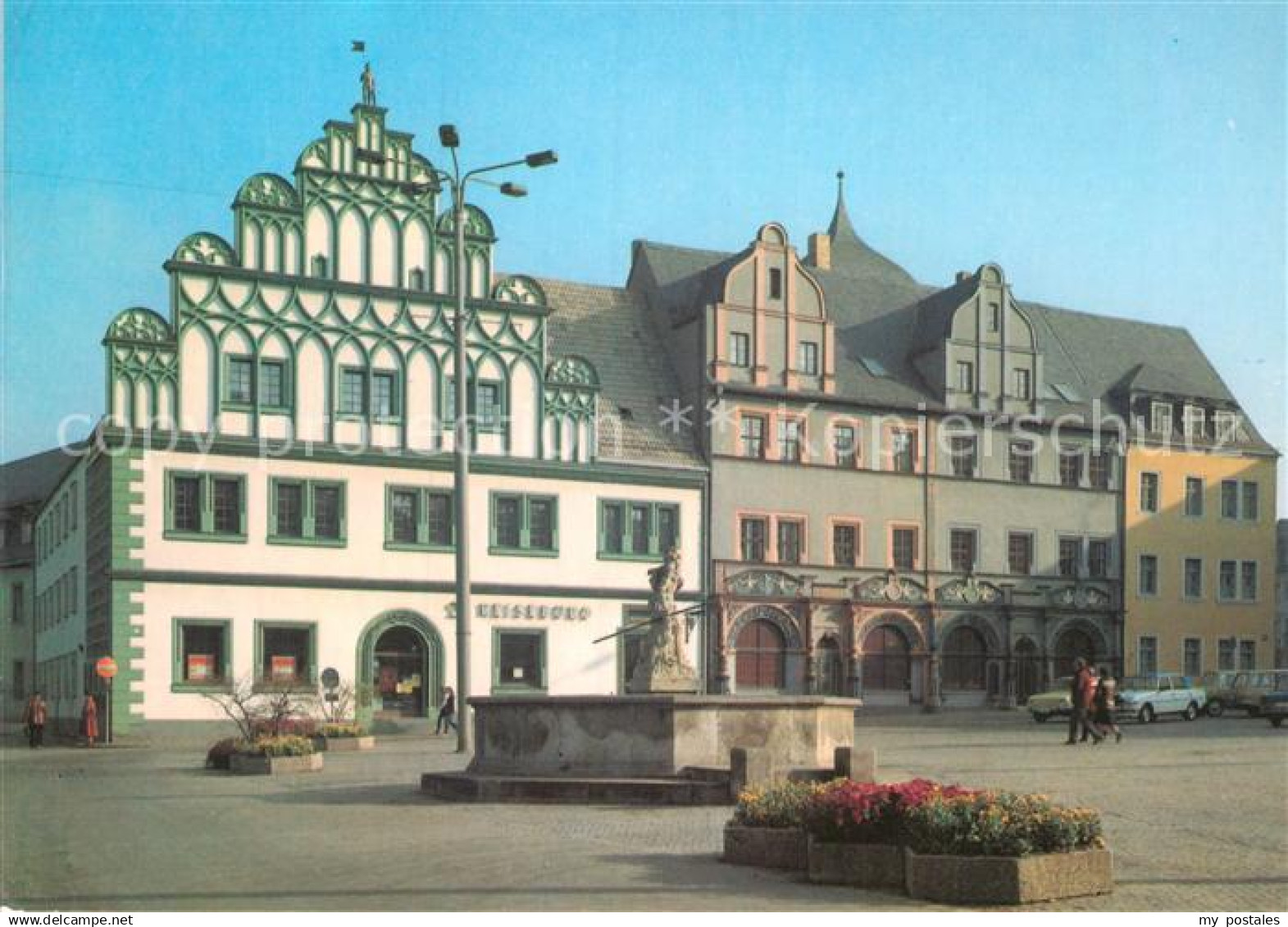 72961108 Weimar Thueringen Markt Brunnen Weimar