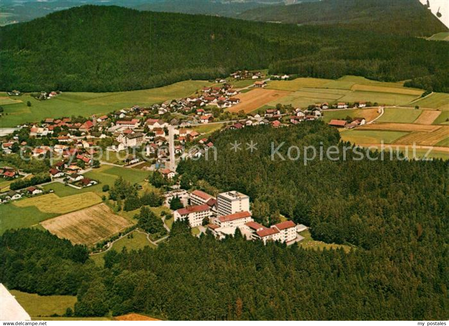 72972533 Cham Oberpfalz Bayerwald Kurklinik Fliegeraufnahme Cham