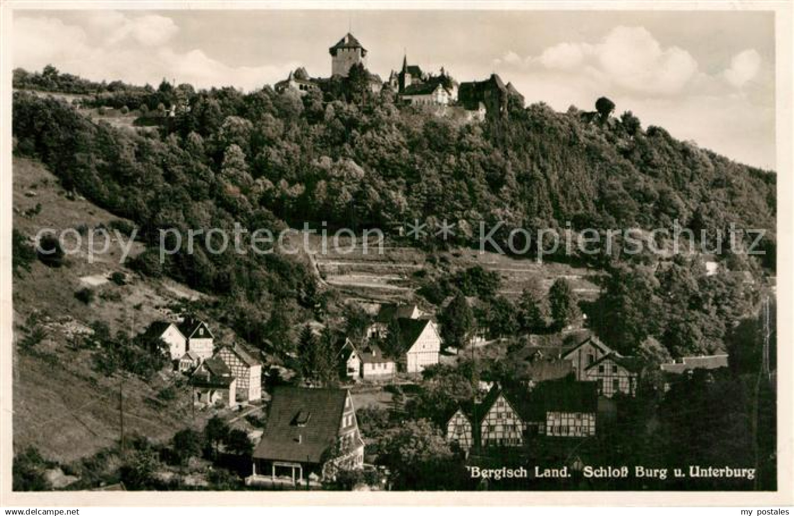 72981779 Burg Wupper Schloss Burg und Unterburg Bergisch Land Burg Wupper