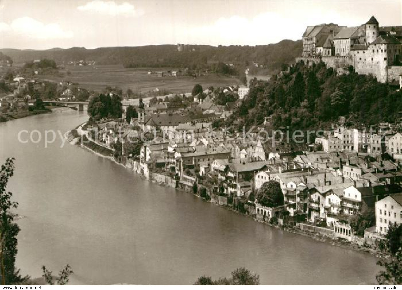 72984075 Burghausen Salzach Panorama Burghausen Salzach