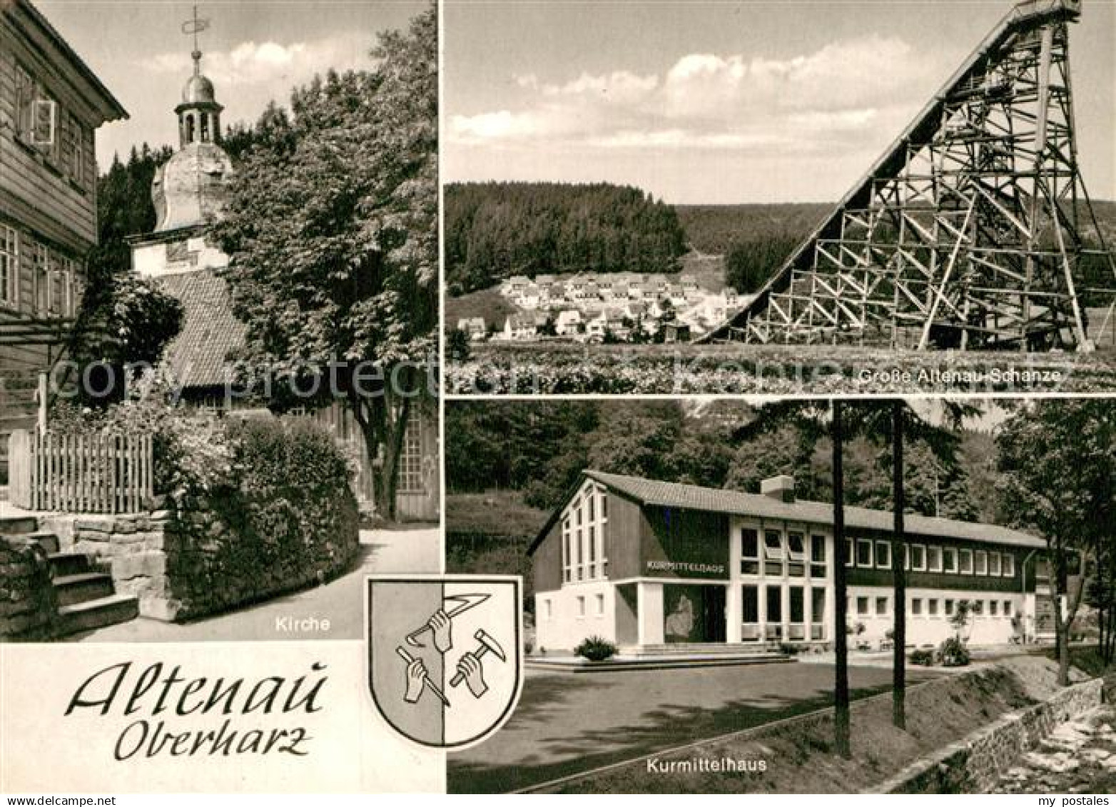 72985744 Altenau Harz Kirche Gr Altenau Schanze Kurmittelhaus Altenau Harz