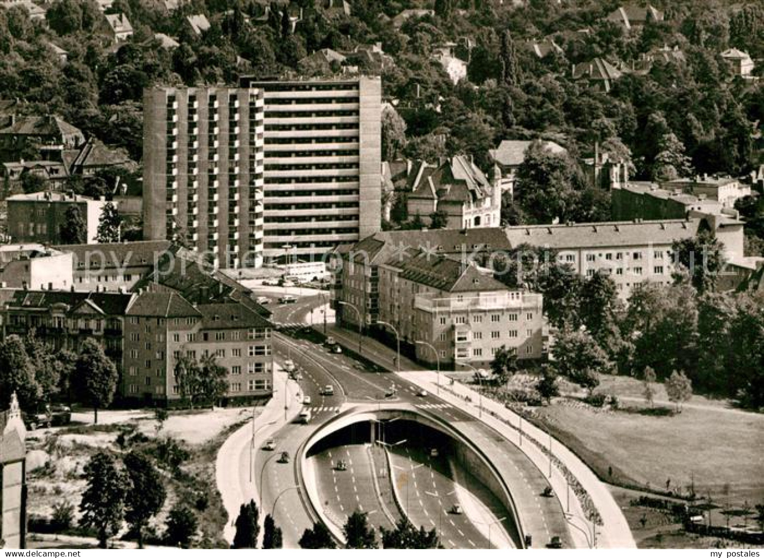 72986211 Halensee Berlin Stadtautobahn Hochhaus Halensee Berlin