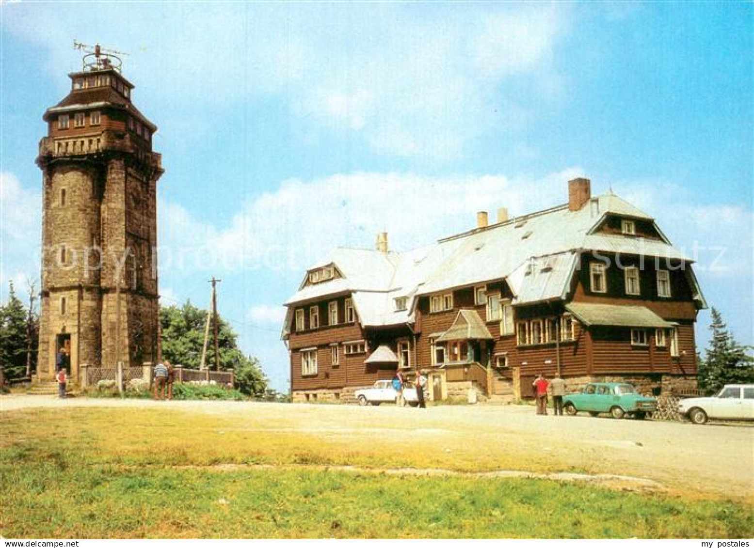 72986687 Auersberg Wildenthal Aussichtsturm Berghotel  Auersberg