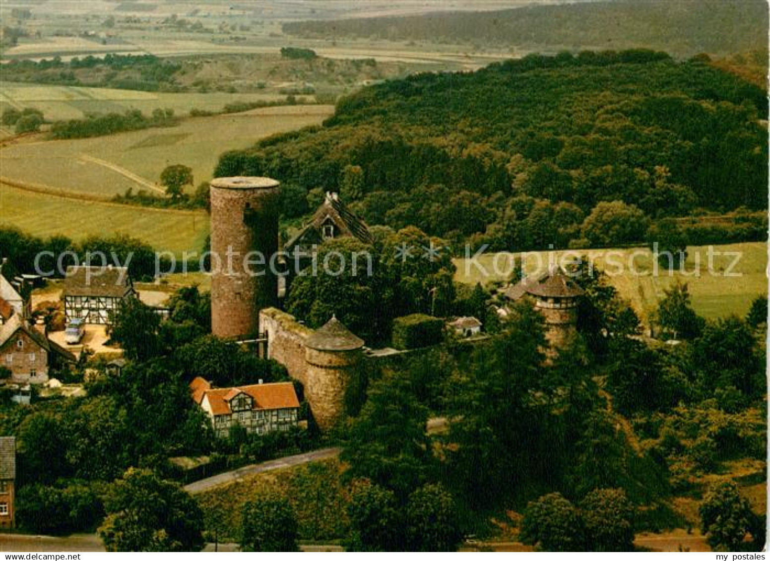 72992334 Hofgeismar Burghotel Trendelburg Fliegeraufnahme Hofgeismar