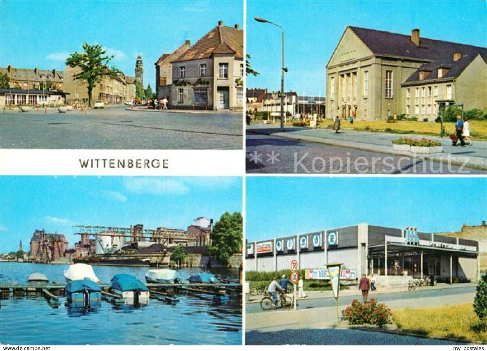 72996269 Wittenberge Prignitz Am Stern Kulturhaus Hafen HO Kaufhalle Wittenberge