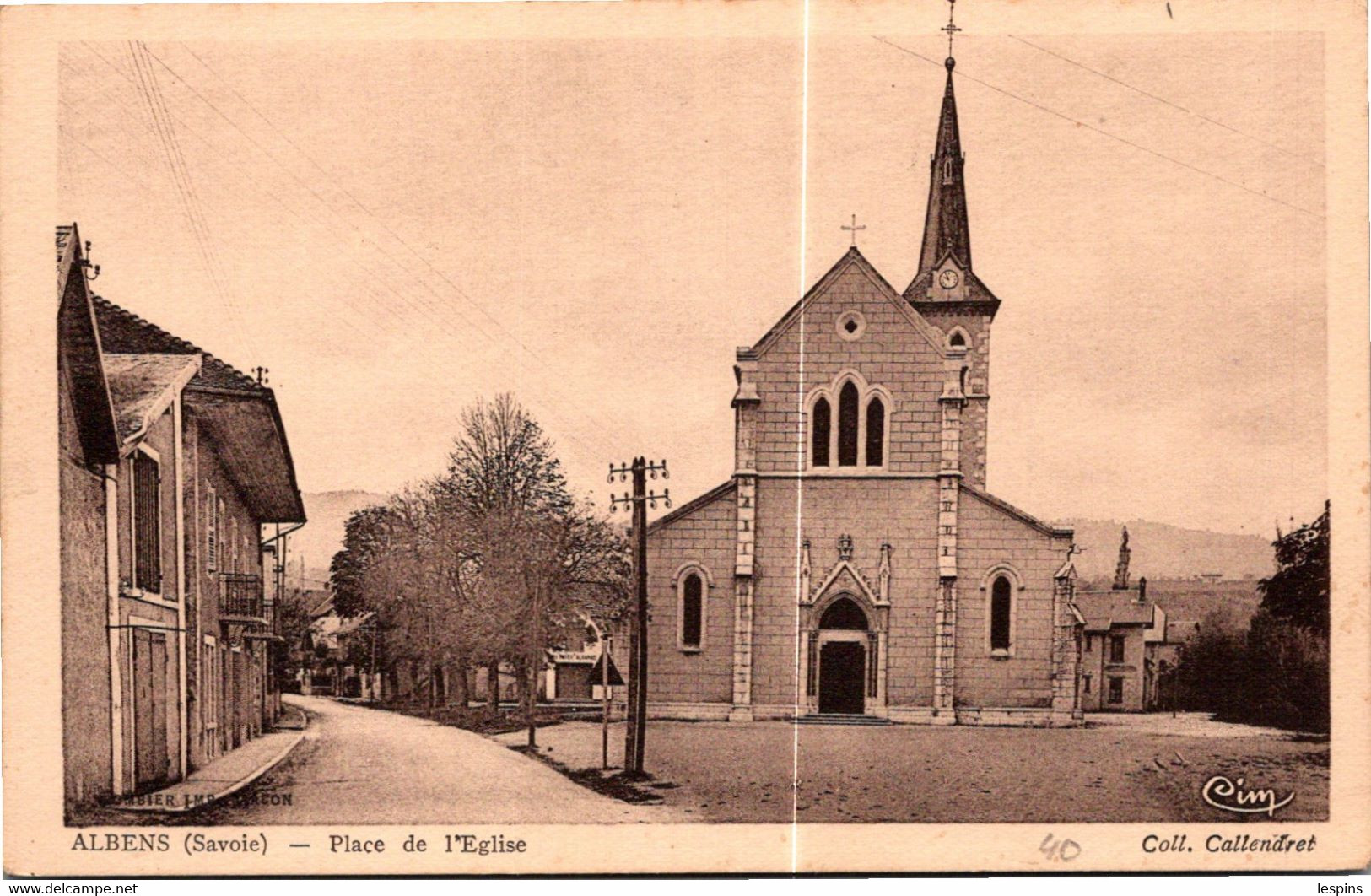 73 - ALBENS --  Place de l'Eglise