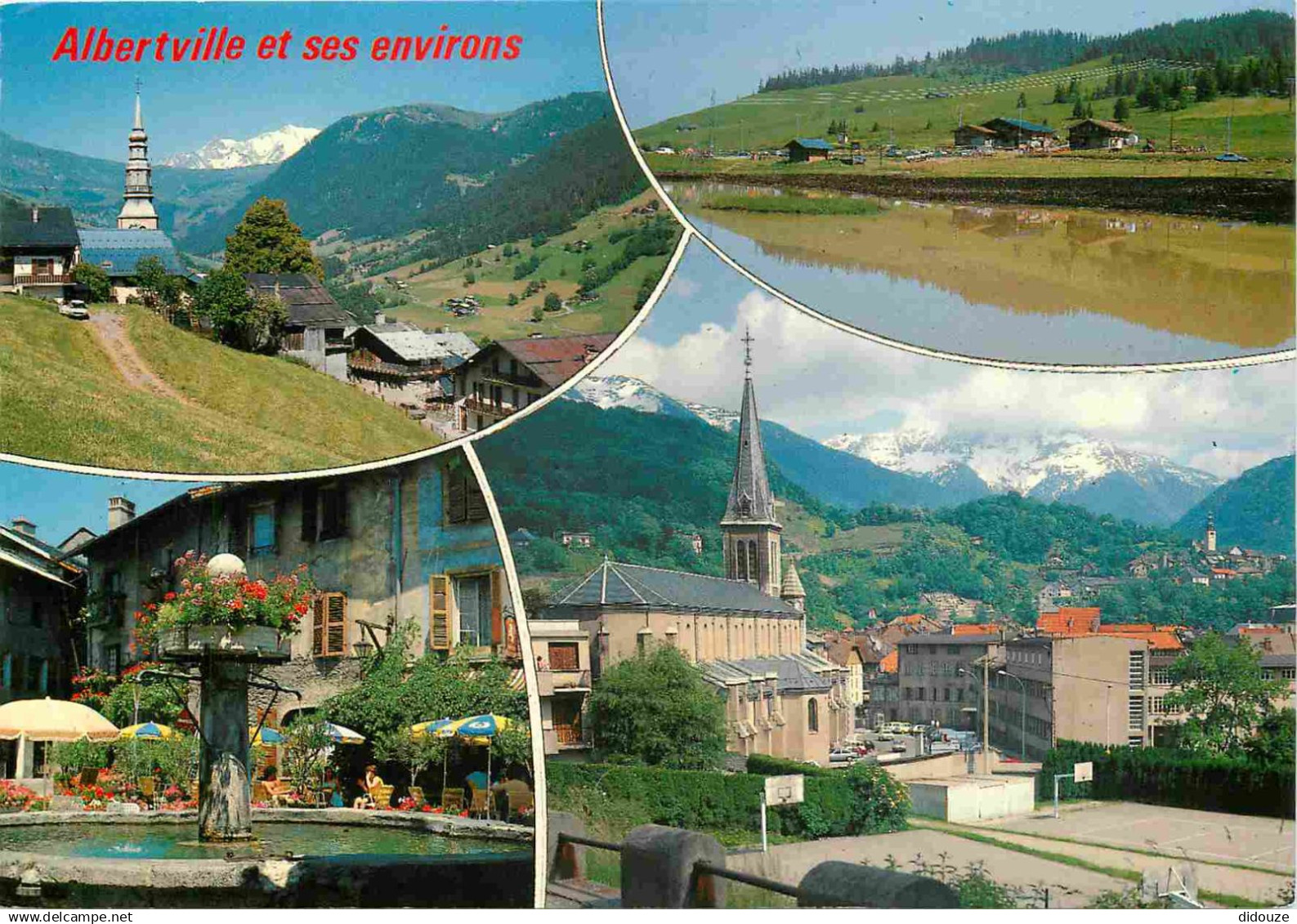 73 - Albertville - Multivues - CPM - Flamme Postale JO Albertville 92 - Voir Scans Recto-Verso