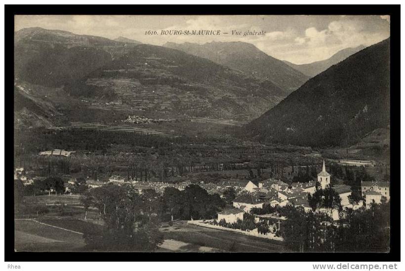 73 Bourg-Saint-Maurice vue aerienne D73D K73054K C73054C RH104924