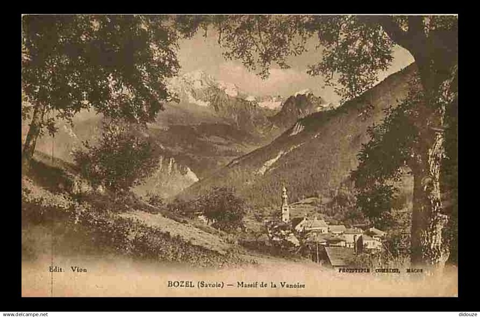 73 - Bozel - Massif de la Vanoise - CPA - Voir Scans Recto-Verso