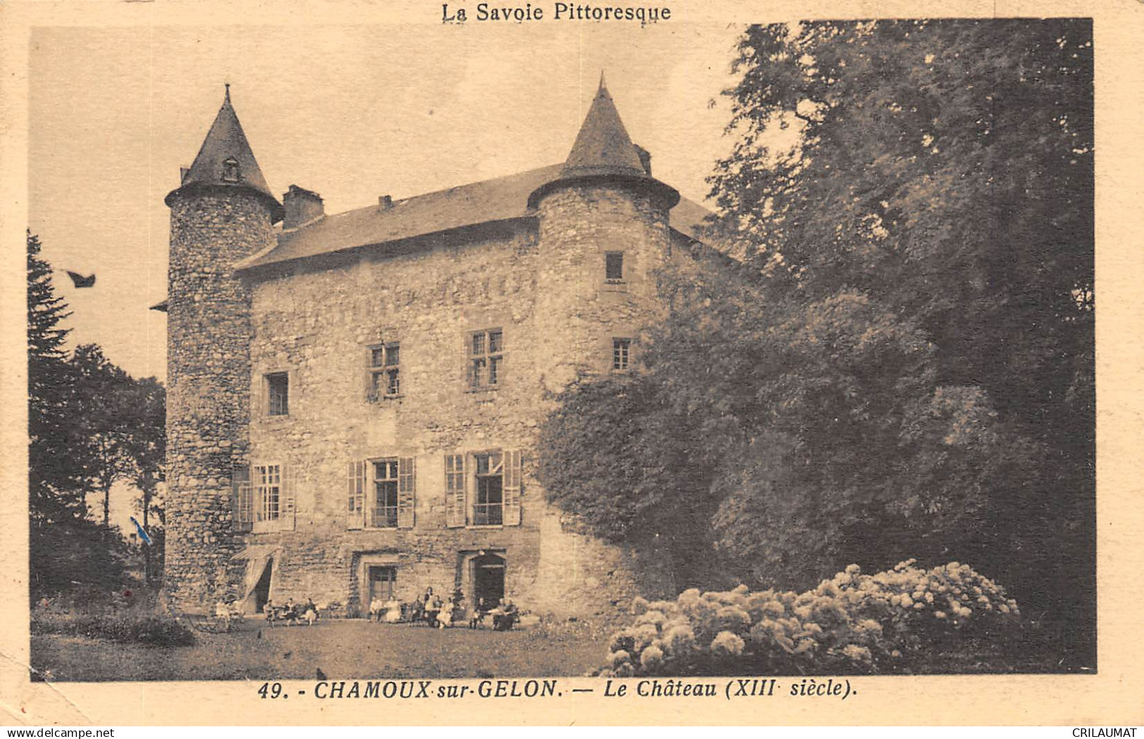 73-CHAMOUX SUR GELON-Château-N 6006-E/0091