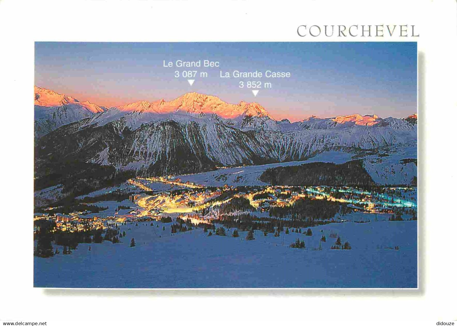 73 - Courchevel - Vue Générale au crépuscule - CPM - Voir Scans Recto-Verso