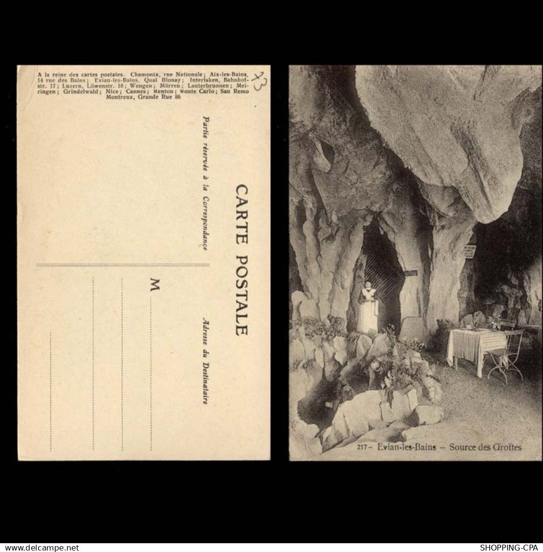 73 - Evian les bains - Source des Grottes