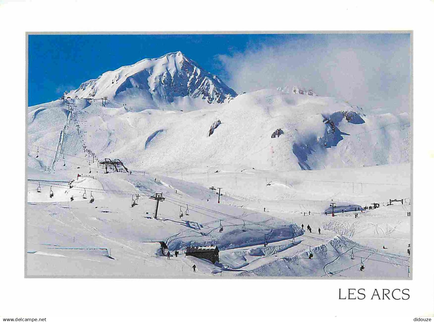 73 - Les Arcs - Les Arcs 2000 - Les pistes et l'Aiguille Grive - CPM - Flamme Postale - Voir Scans Recto-Verso