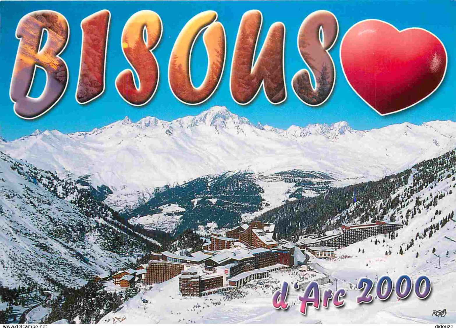 73 - Les Arcs - Les Arcs 2000 - Panorama de la station face au Massif du Mont Blanc - CPM - Voir Scans Recto-Verso