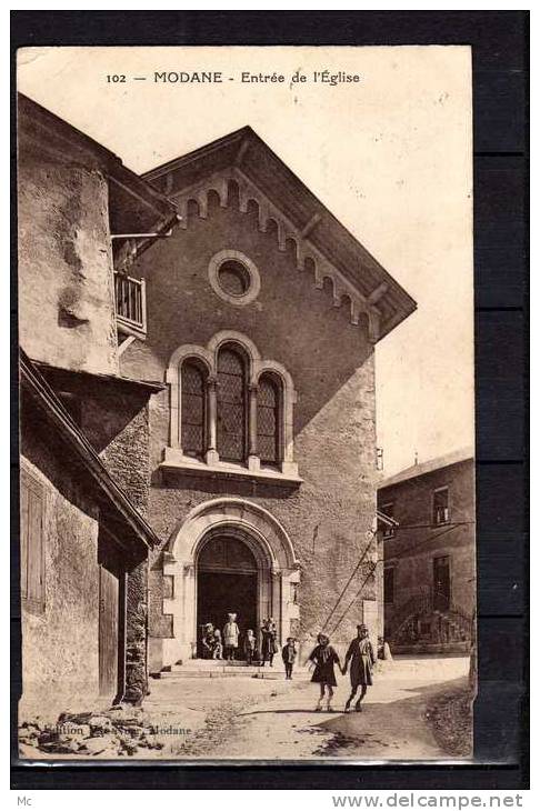 73 - Modane - Entrée de l'Eglise