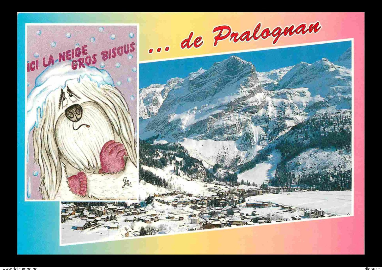 73 - Pralognan la Vanoise - Multivues - illustration Chiens - CPM - Voir Scans Recto-Verso