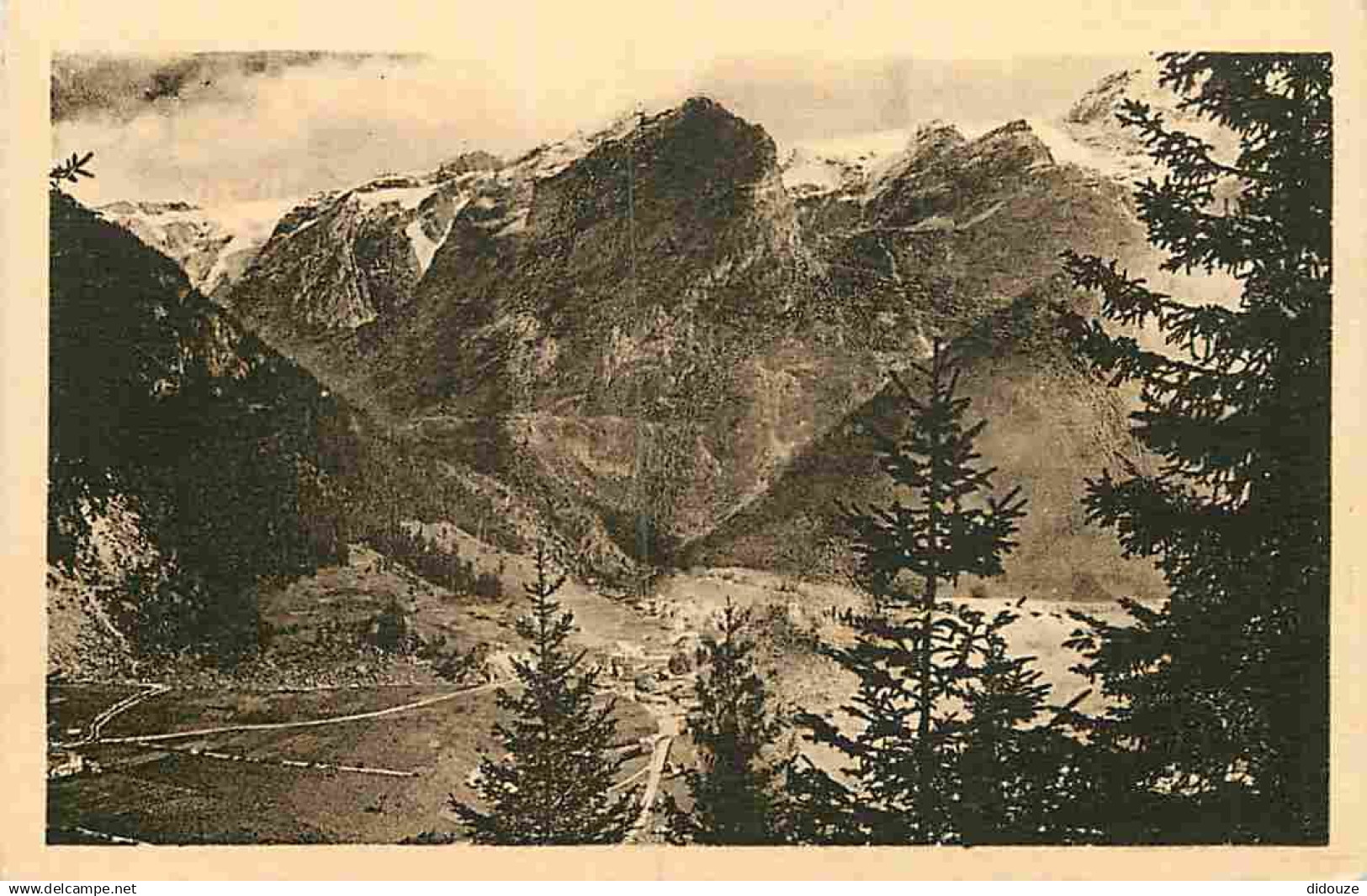 73 - Pralognan-la-Vanoise - Vue Générale et les Glaciers - CPA - Voir Scans Recto-Verso