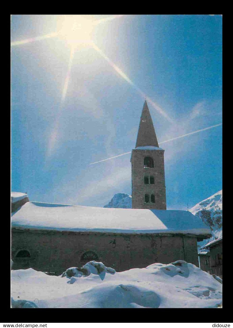 73 - Val d'Isère - Le vieux clocher de Val d'Isère - Eglise - CPM - Voir Scans Recto-Verso