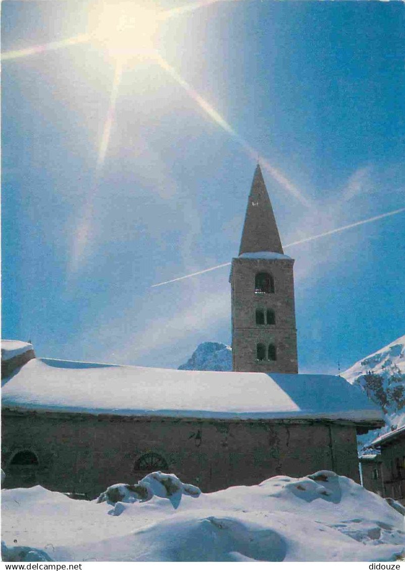 73 - Val d'Isère - Le vieux clocher de Val d'Isère - Eglise - CPM - Voir Scans Recto-Verso