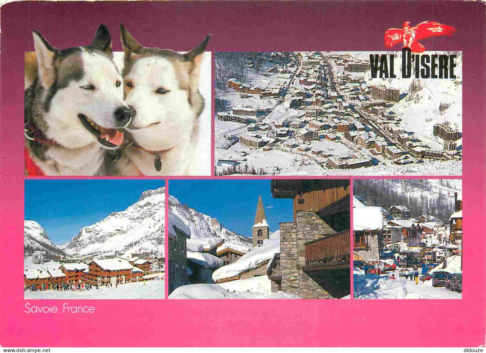 73 - Val d'Isère - Multivues - Chiens Husky - CPM - Voir Scans Recto-Verso