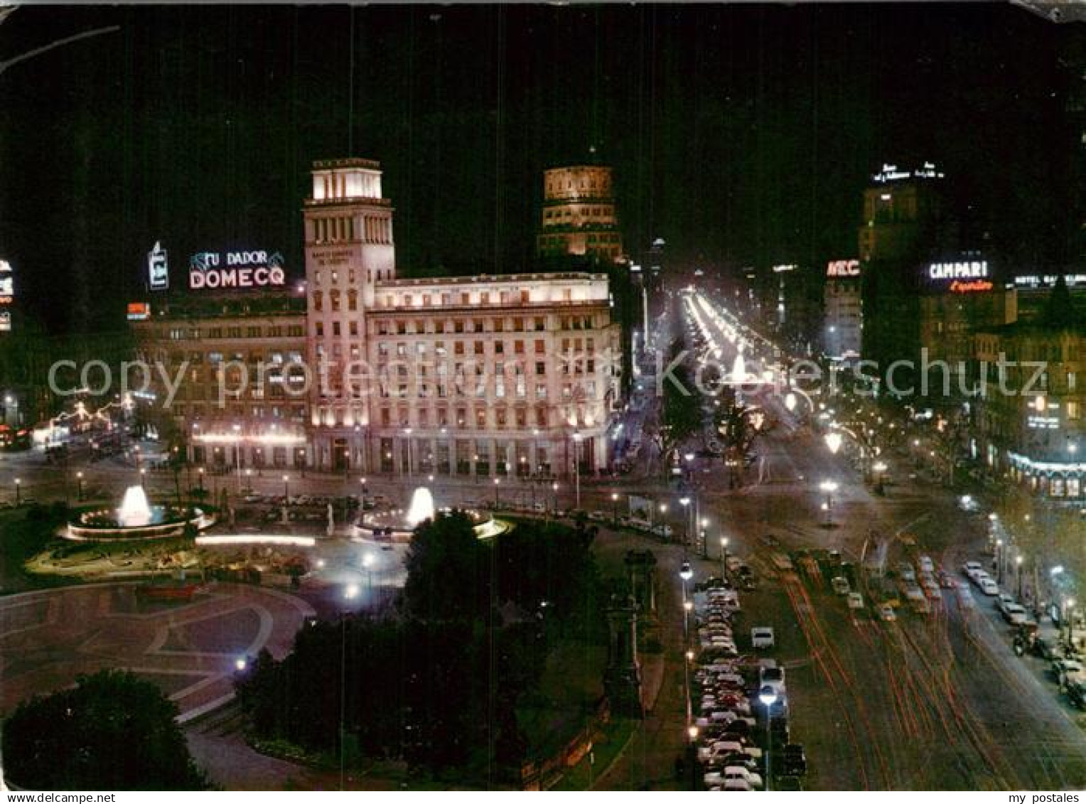 73003076 Barcelona Cataluna Plaza de Cataluna y Paseo de Gracia