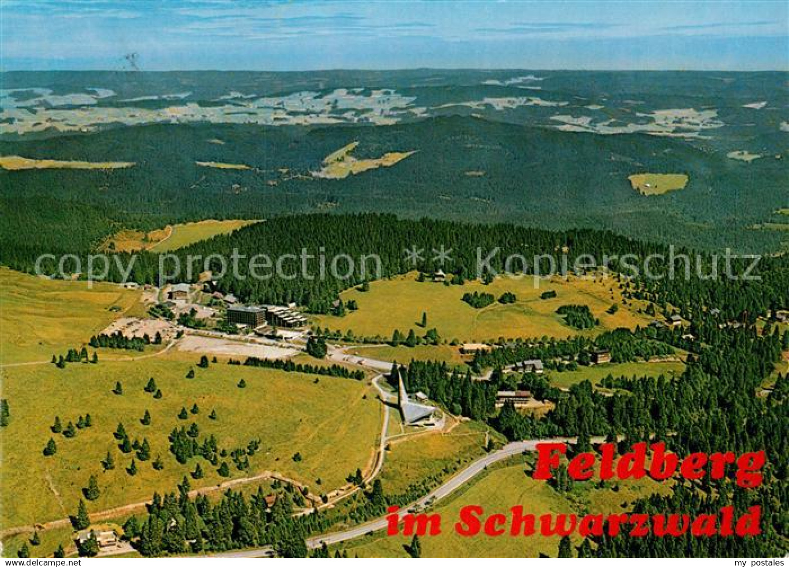 73008434 Feldberg Schwarzwald Fliegeraufnahme Feldberg