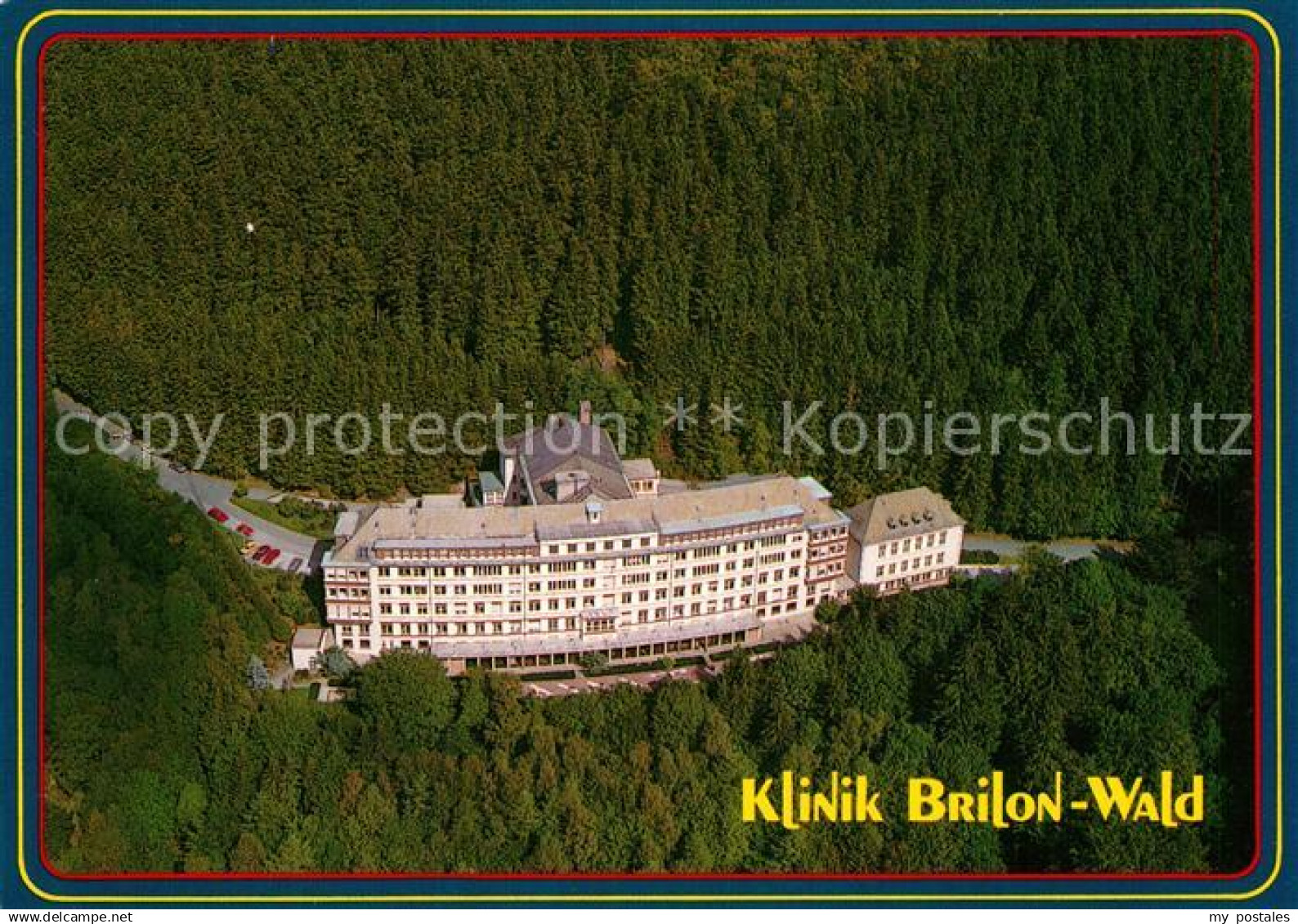 73008818 Brilon-Wald Klinik Brilon Wald Fliegeraufnahme Brilon-Wald