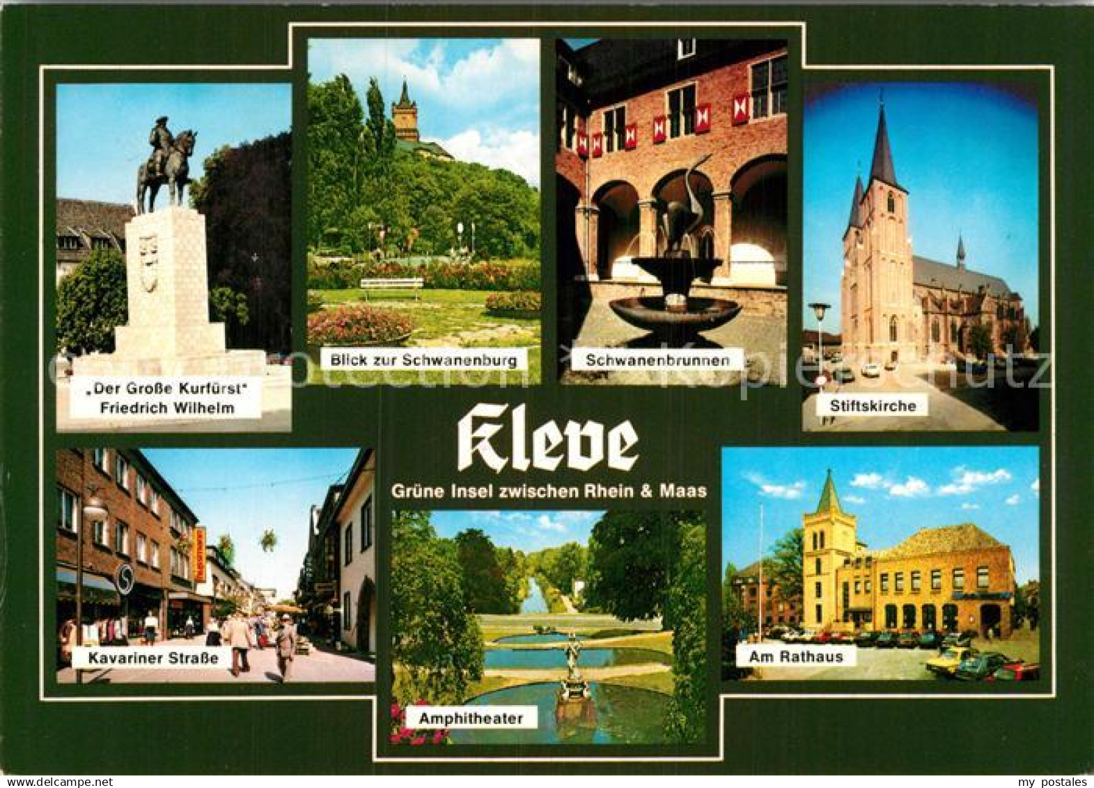 73019467 Kleve Stiftskirche Rathaus Amphitheater  Kleve