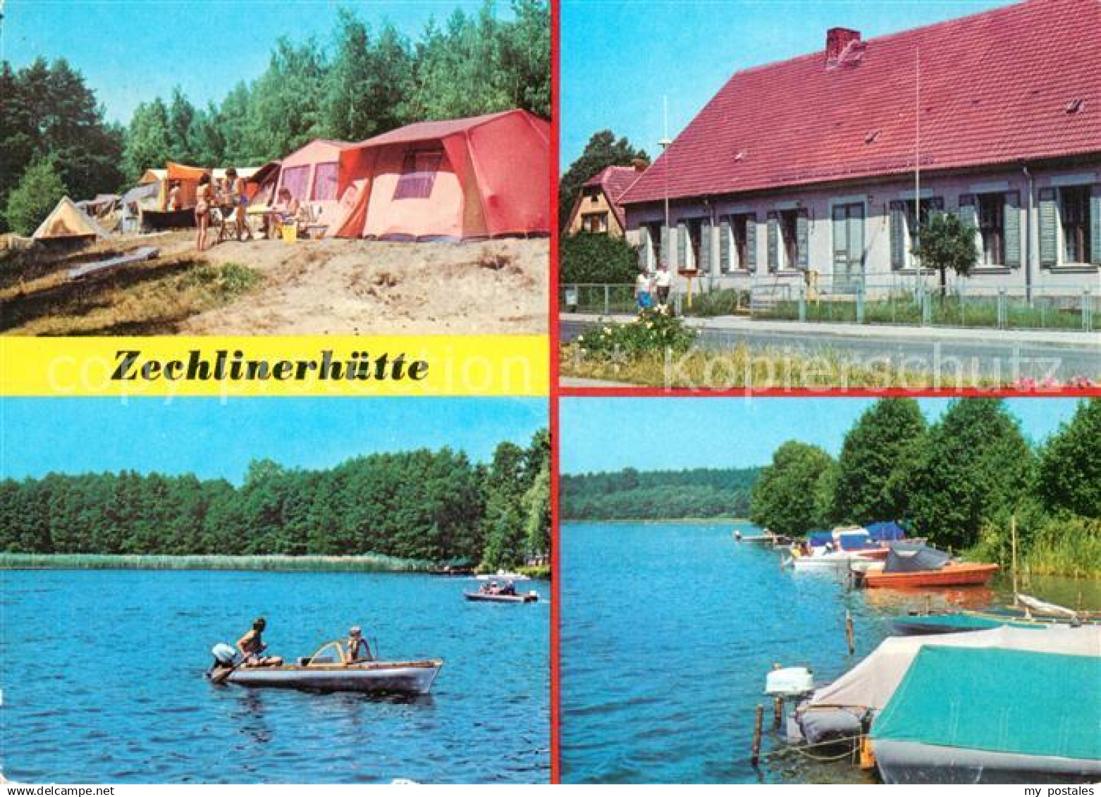 73026286 Zechlinerhuette Campingplatz Wegener Gedenkstaette Tietzowsee  Zechline