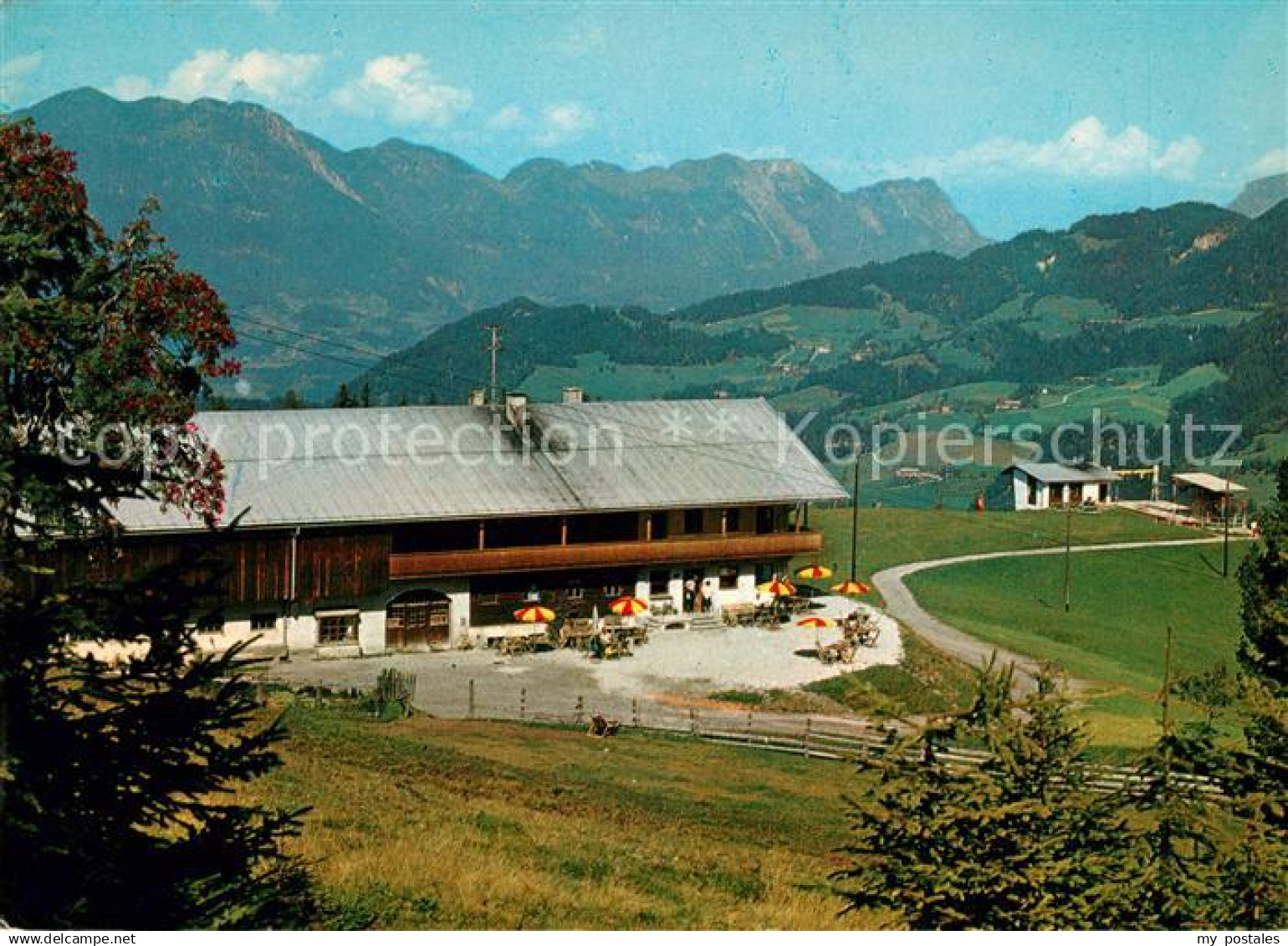 73027685 Reith Brixlegg Berggasthof Nisslhof Rofan Bergstation Reitherkogelbahn