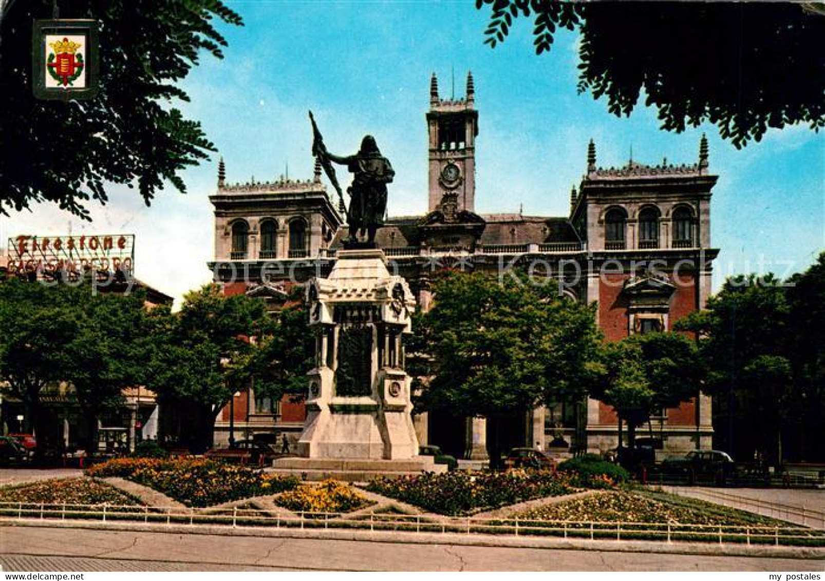 73030400 Valladolid Town hall and Count Pedro Ansurez Monument Valladolid